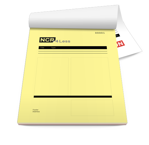 NCR Pads A4 - NCR 4 Less